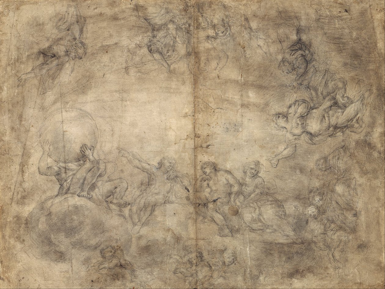 Apollo istruisce il giovane principe da Ciro Ferri