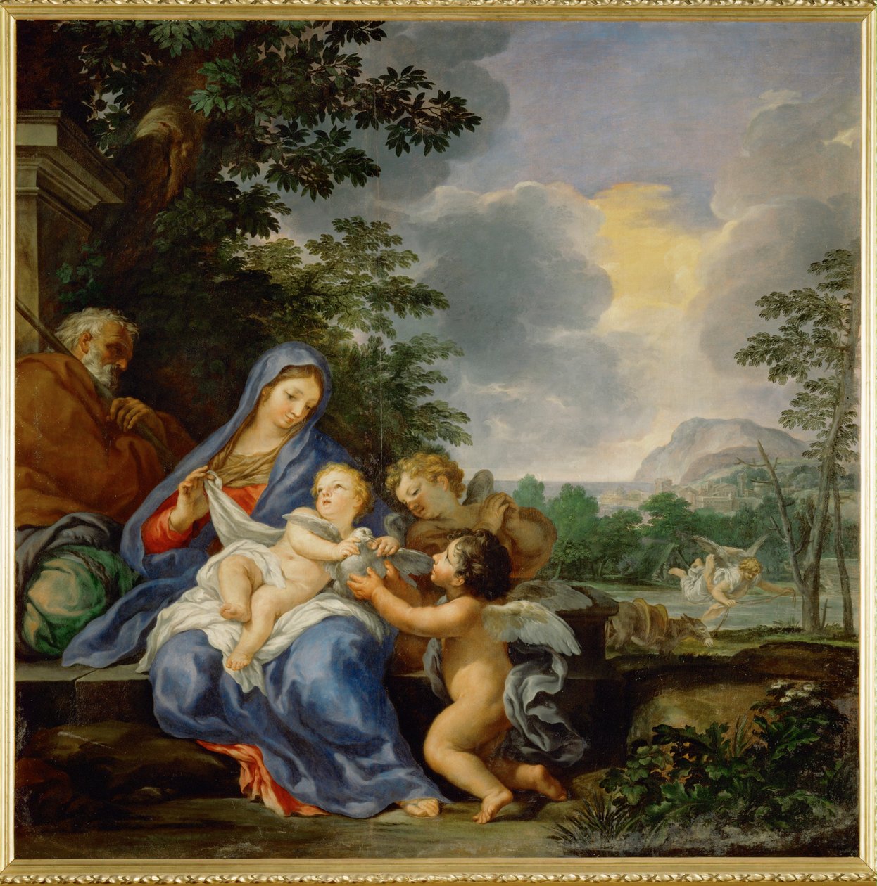 Riposo durante il volo verso l