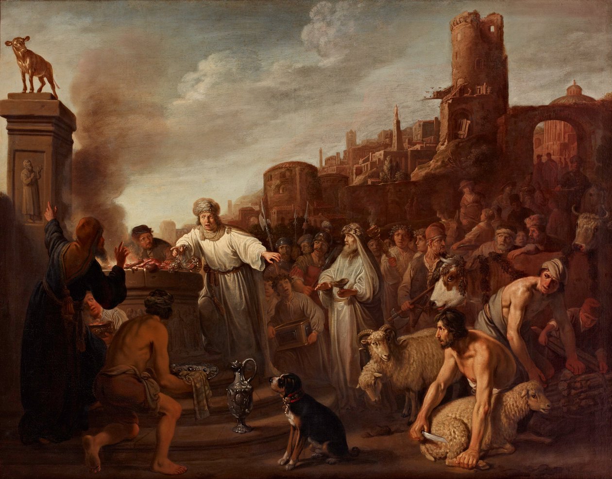 Sacrificio di Geroboamo da Claes Corneliszoon Moeyaert