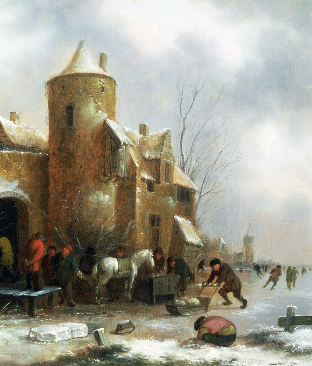 Paesaggio invernale da Claes Molenaer