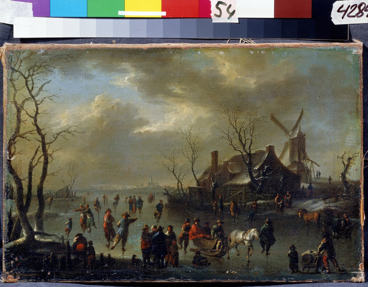 Paesaggio invernale da Claes  Molenaer