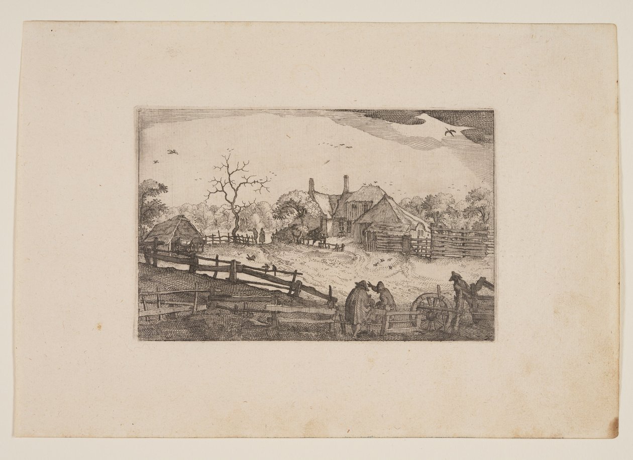 La locanda del padre, da vedute nei dintorni di Haarlem (Plaisante Plaetsen) da Claes Jansz. Visscher