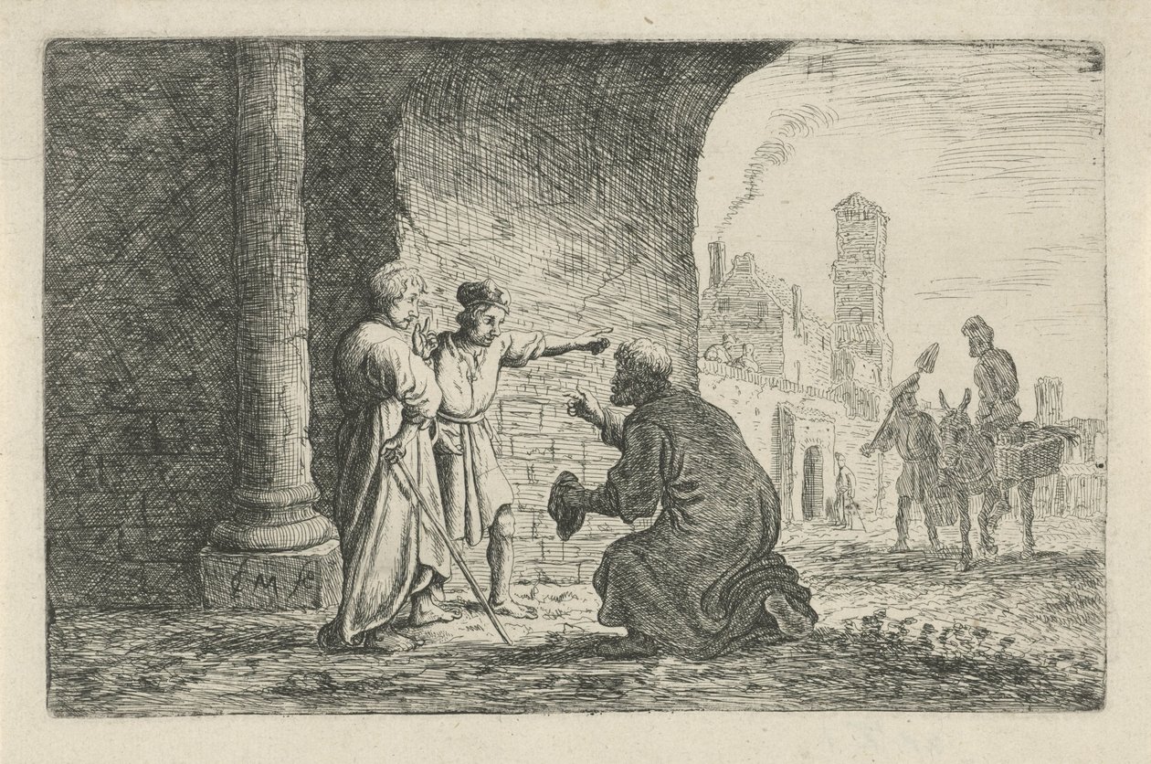 Lot e i due angeli da Claes Moeyaert