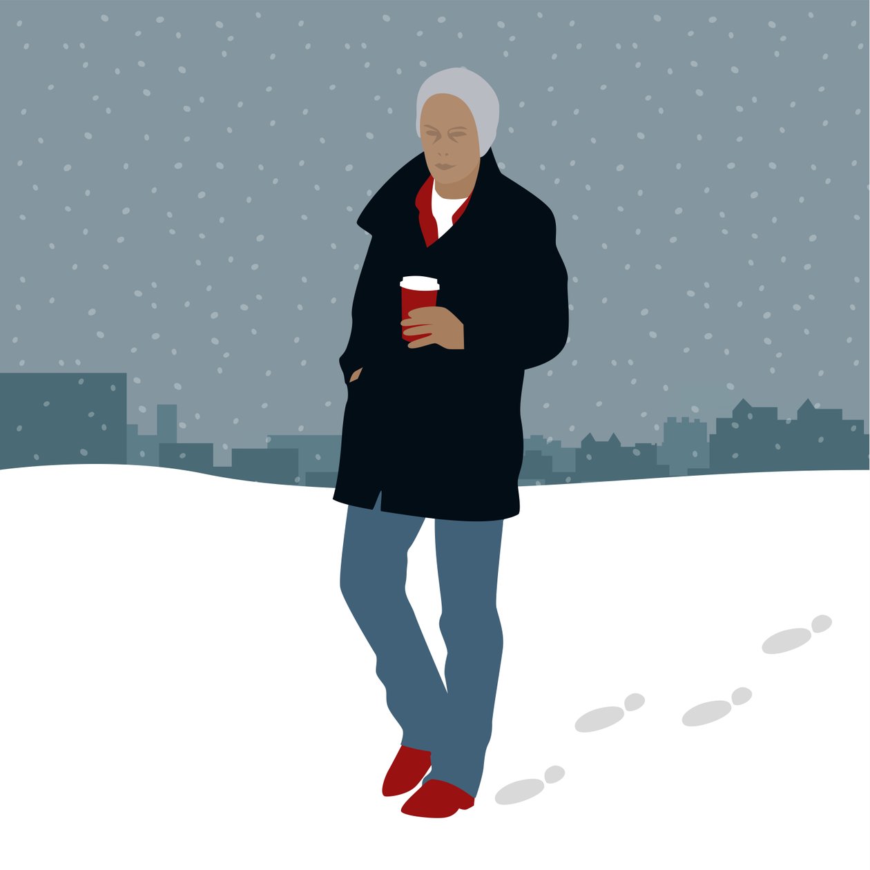 Caffè nella Neve da Claire Huntley