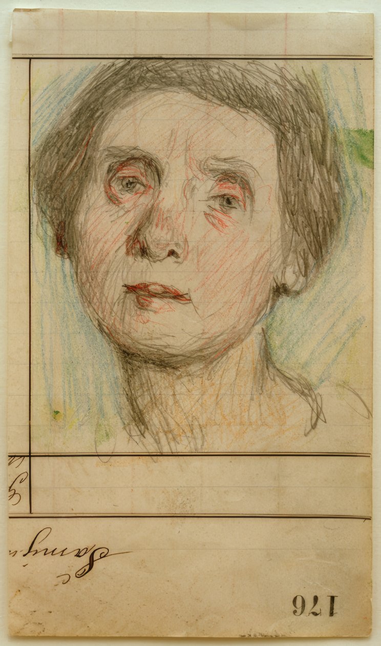 Autoritratto en face da Clara Siewert