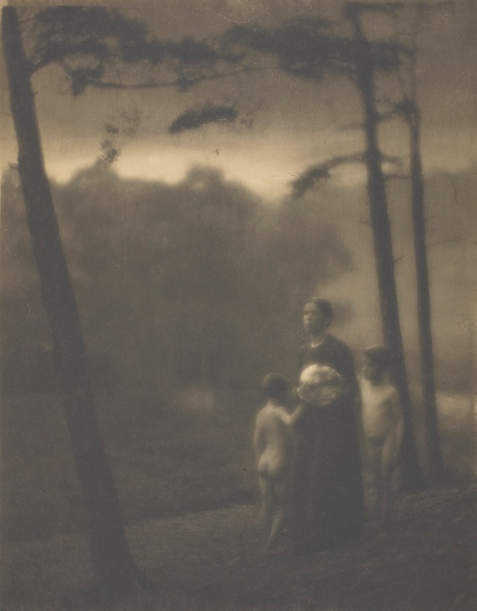 Sera—Madre e ragazzi, 1905 da Clarence H White