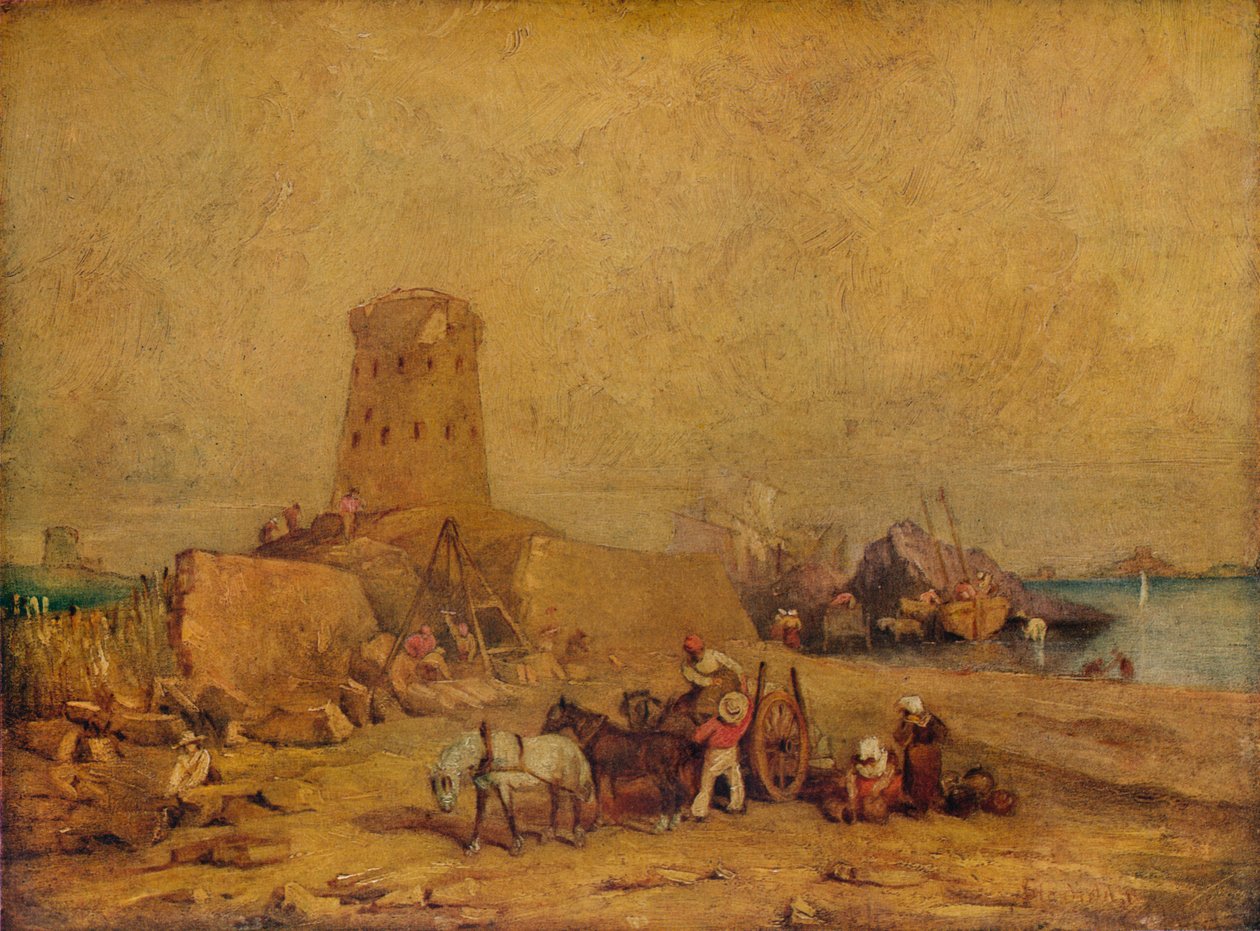 Scena costiera, XIX secolo, 1924 da Clarkson Stanfield