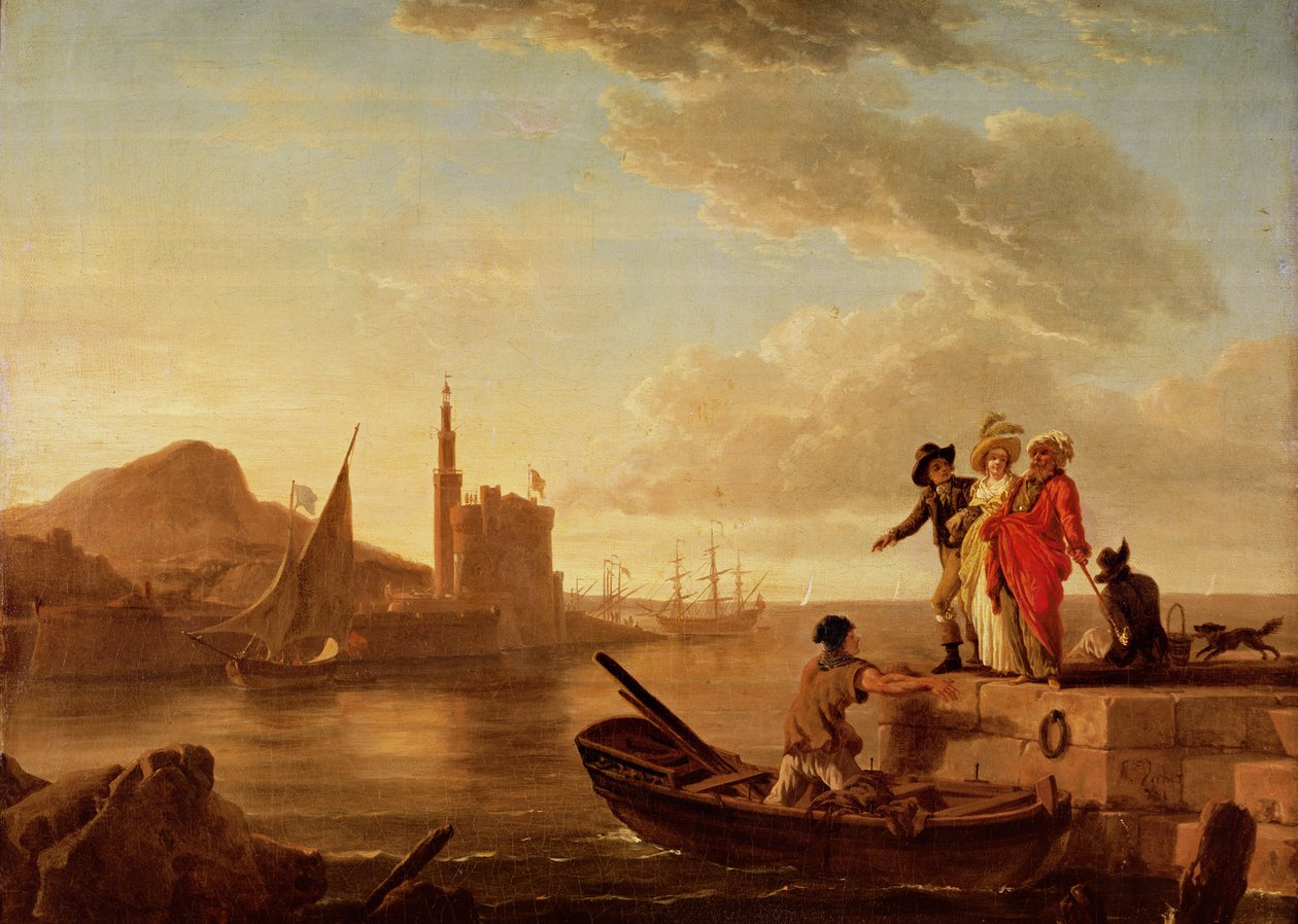 Veduta di un porto da Claude Joseph Vernet