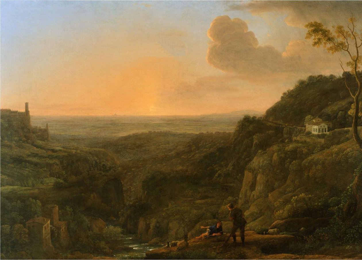 Veduta della Campagna Romana da Tivoli da Claude Lorrain