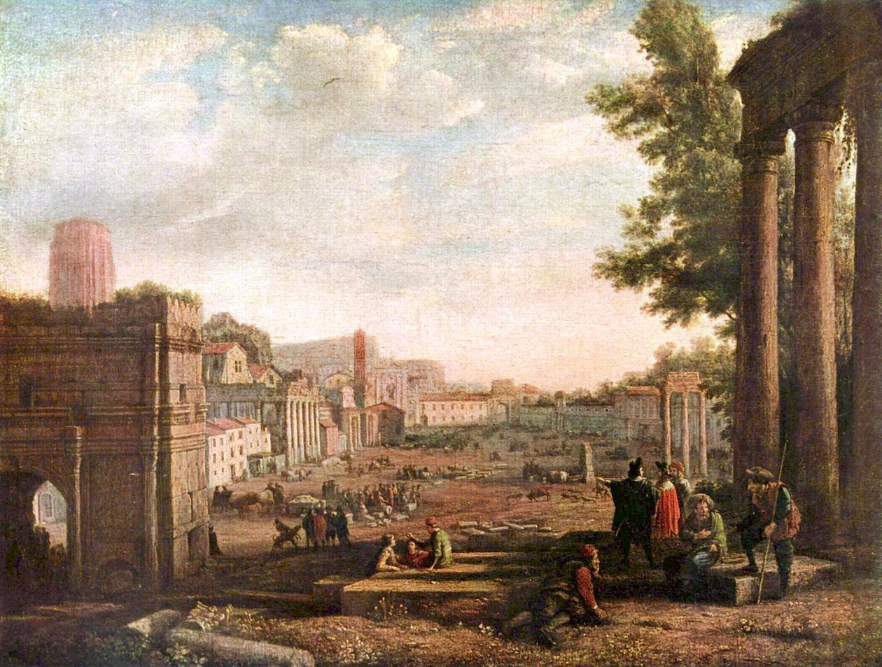 Campo Vaccino da Claude Lorrain