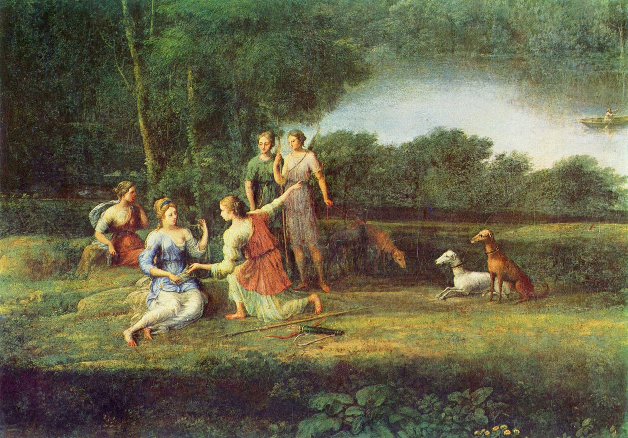 Egeria piange Numa da Claude Lorrain