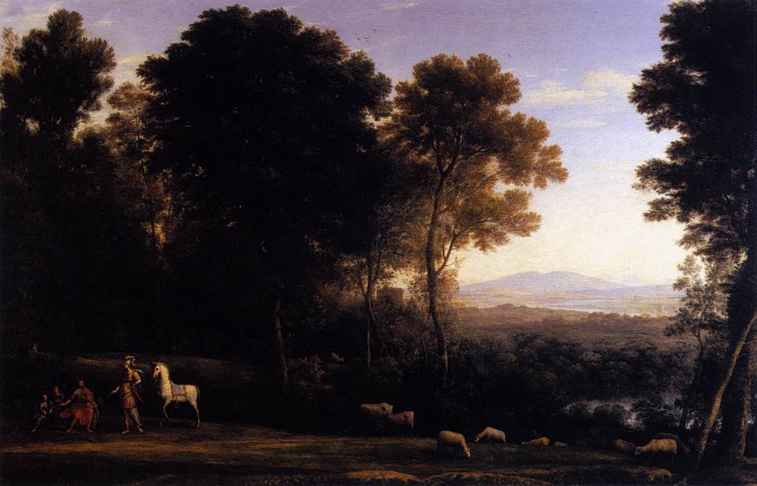 Erminia e i Pastori da Claude Lorrain