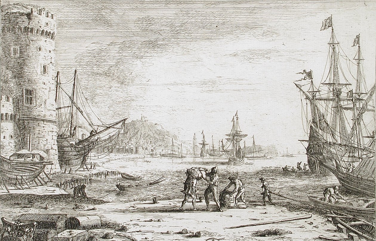Porto con una Grande Torre da Claude Lorrain