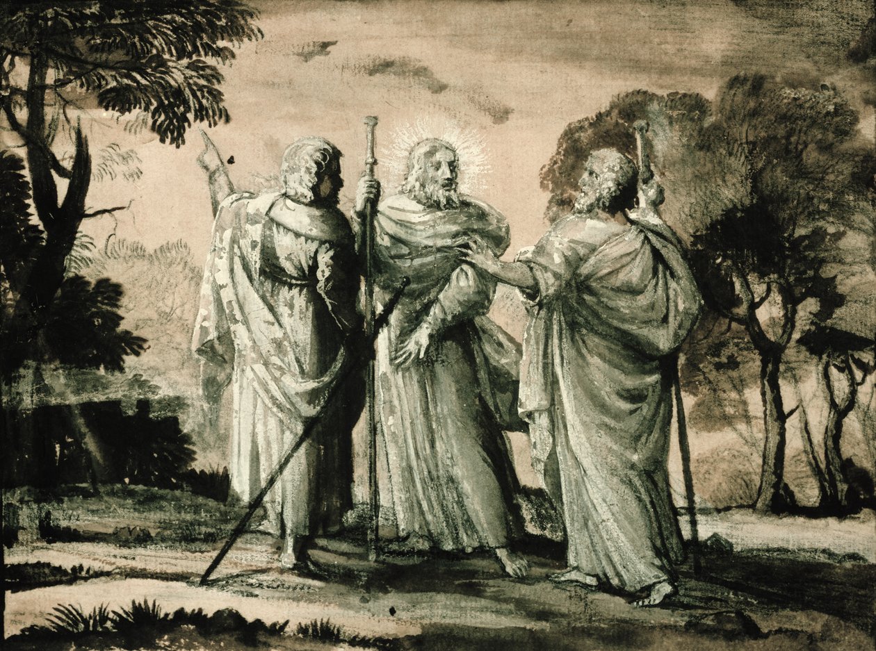 Viaggio a Emmaus da Claude Lorrain