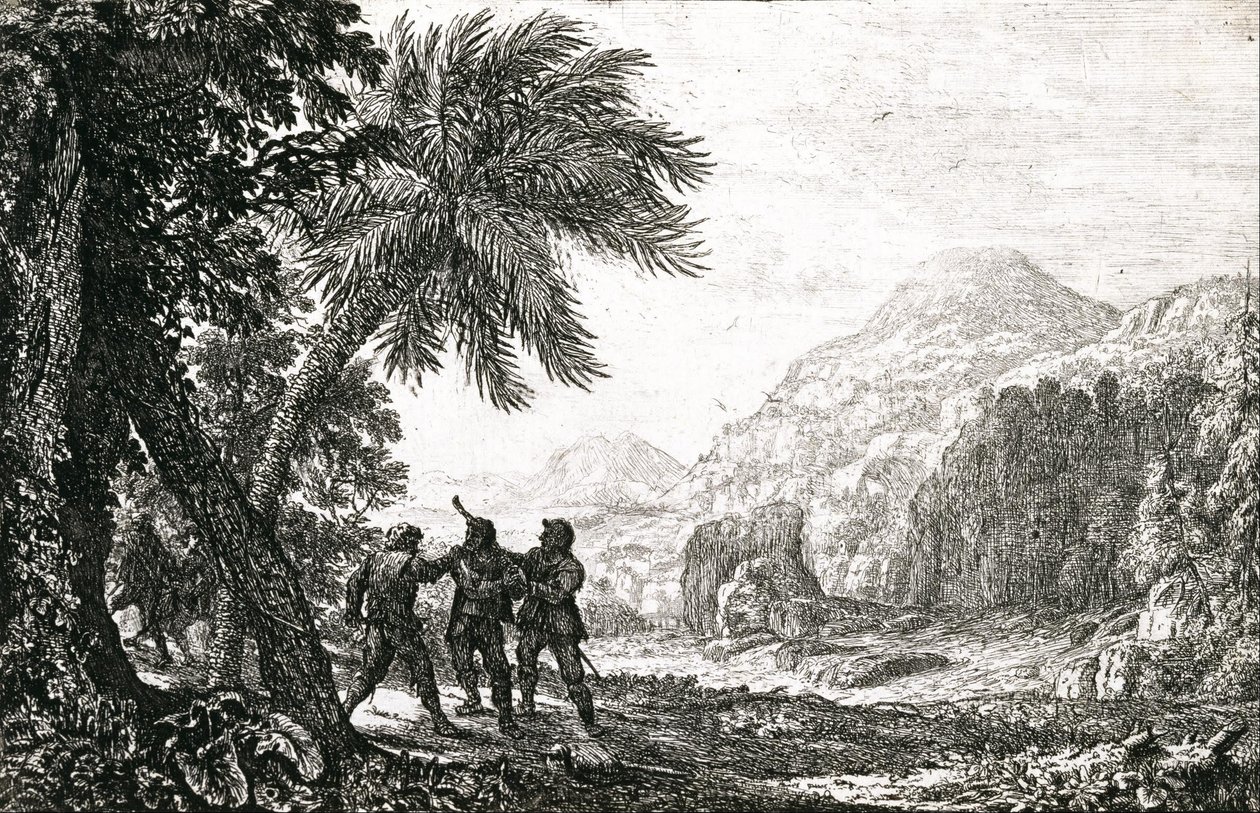 Paesaggio con briganti da Claude Lorrain