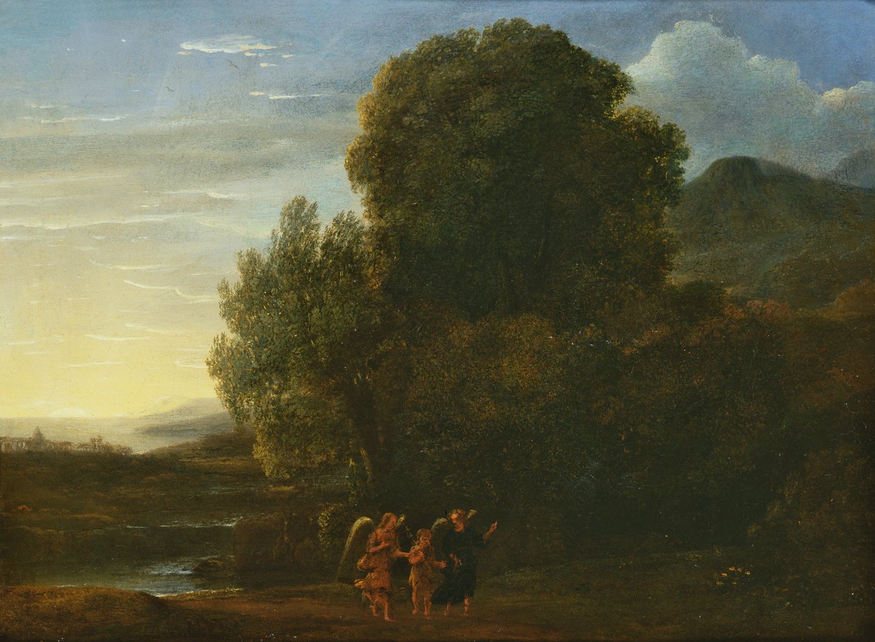Paesaggio con San Giovanni Battista da Claude Lorrain
