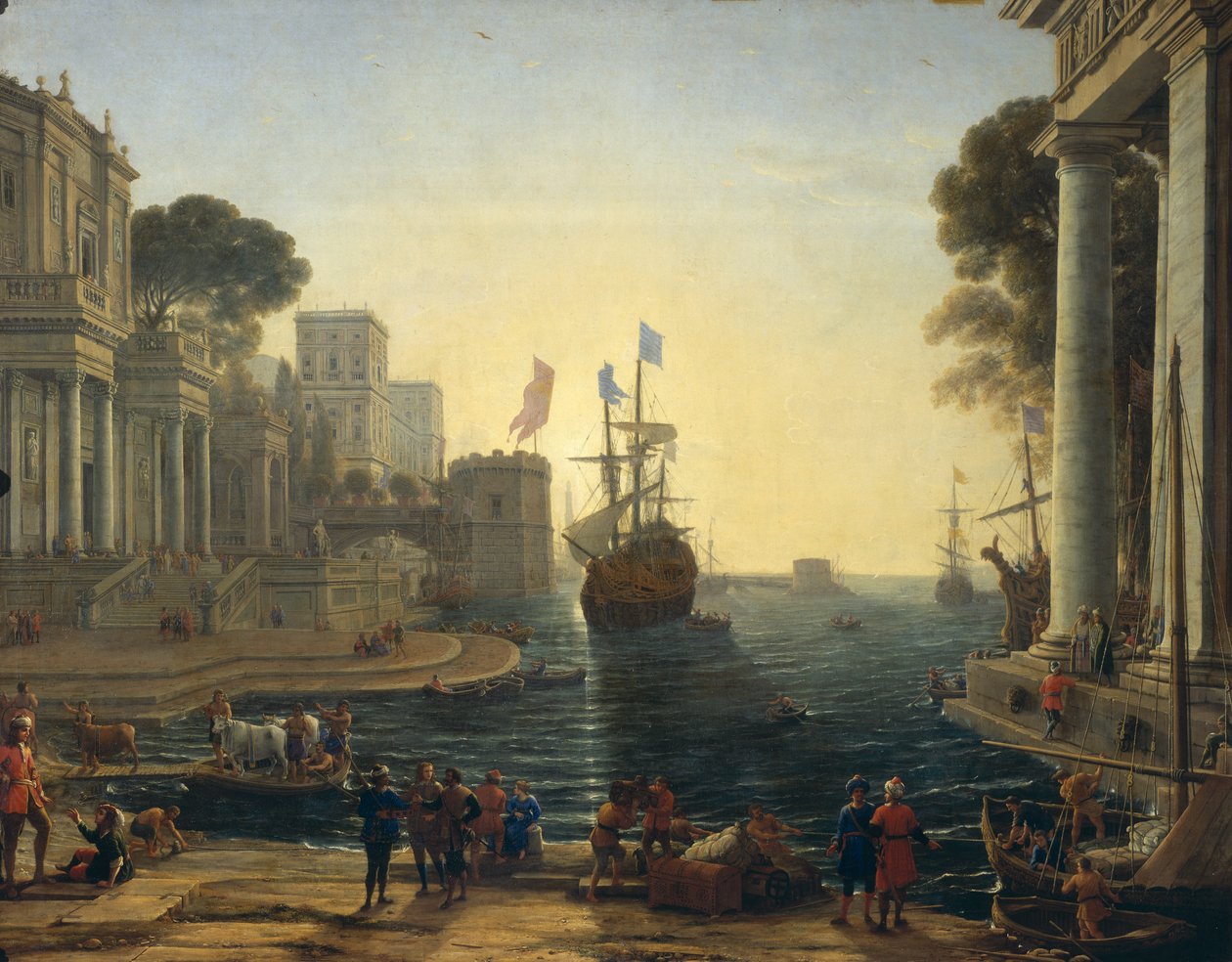 Ulisse che Riporta Criseide a suo Padre da Claude Lorrain