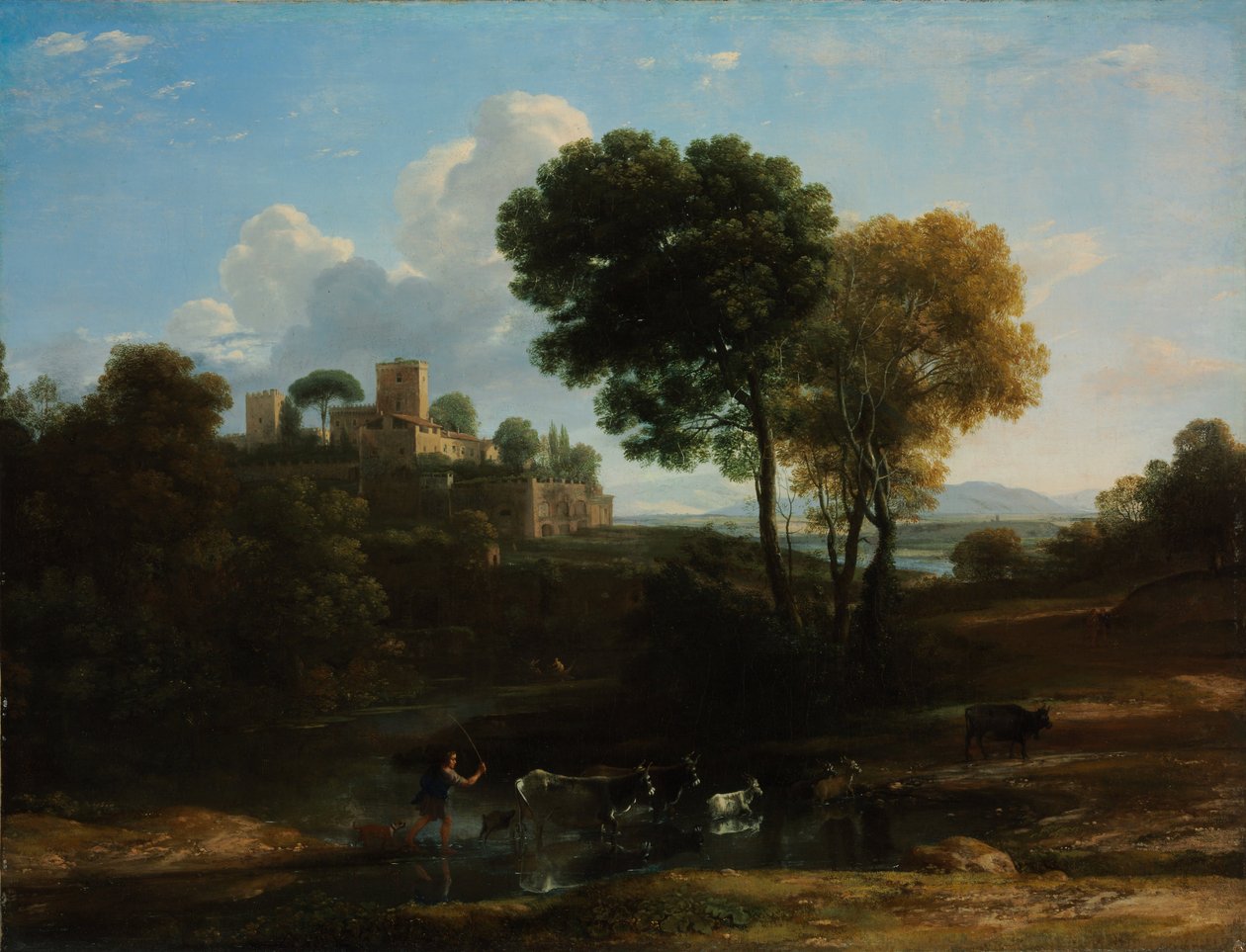 Villa nella campagna romana da Claude Lorrain