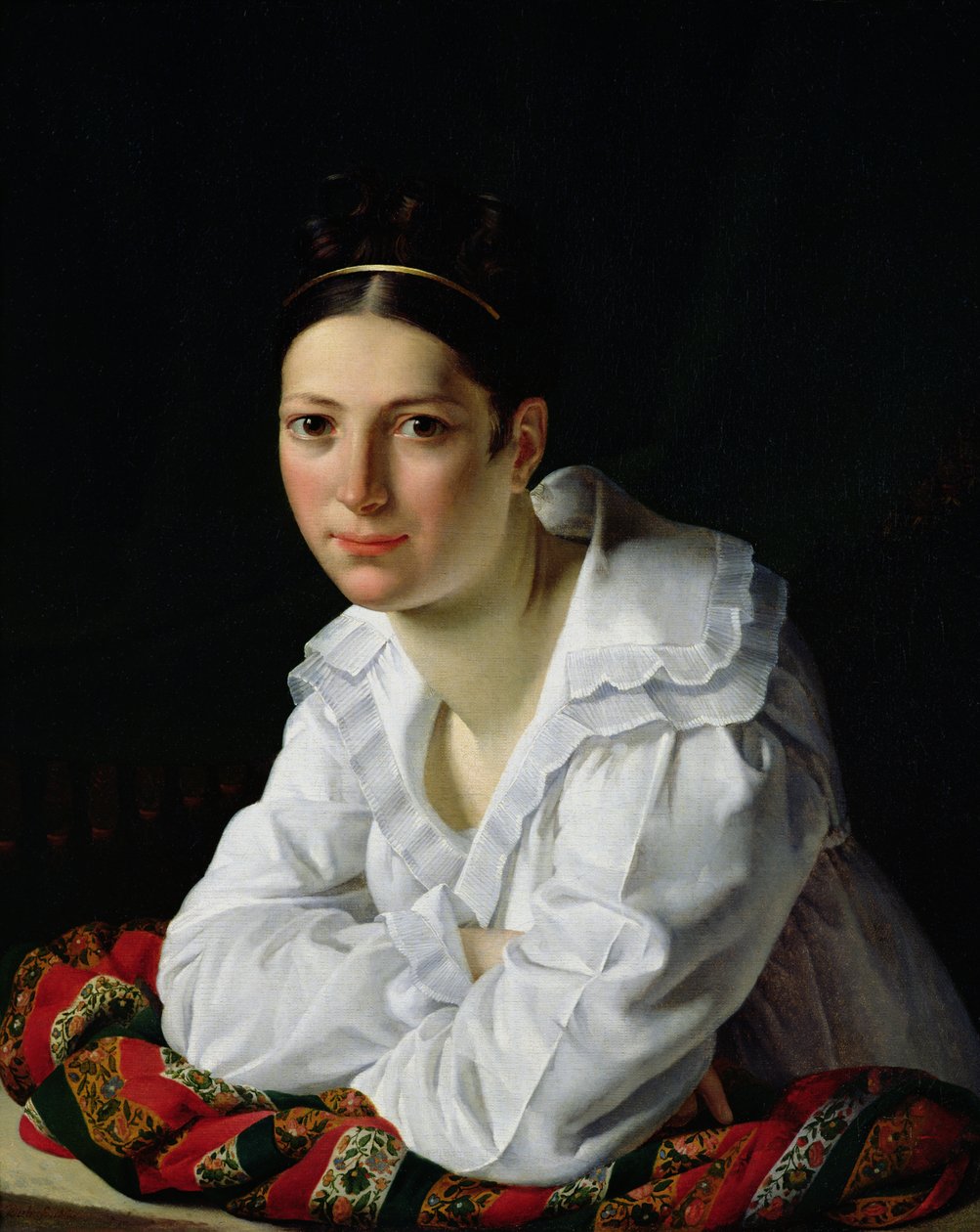 Madama Claude Marie Dubufe (1793-1837) 1818 da Claude Marie Dubufe