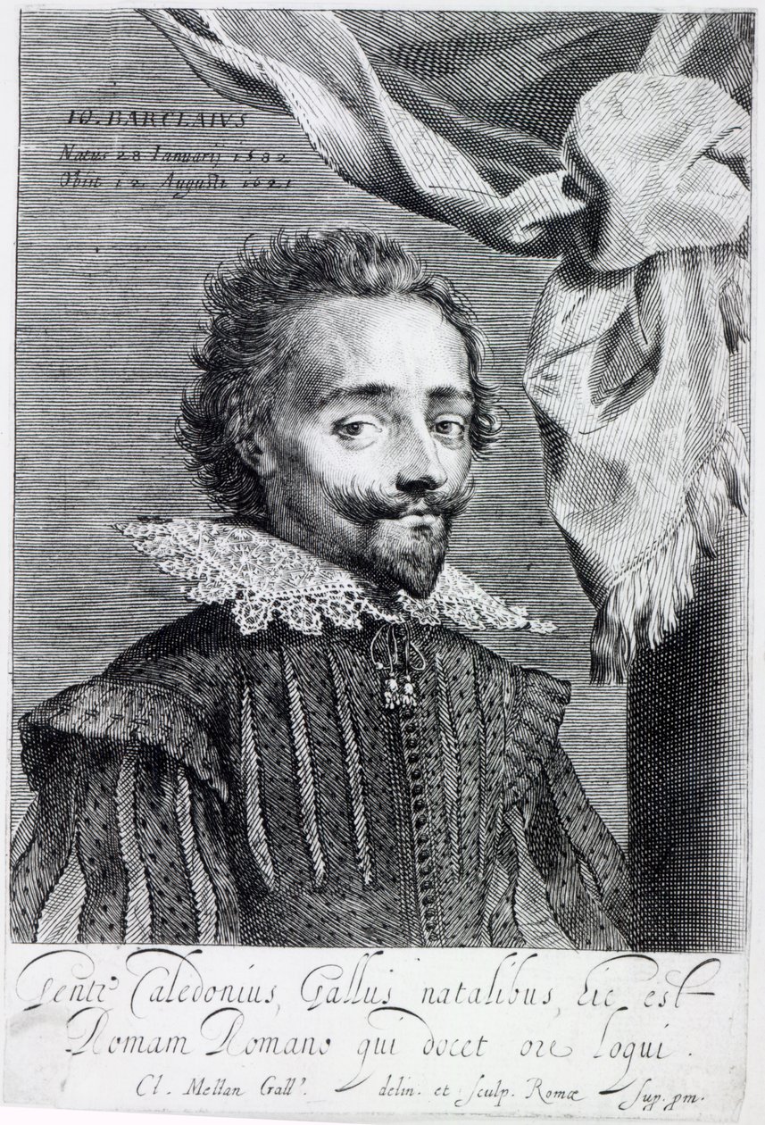 John Barclay, c.1623 da Claude Mellan