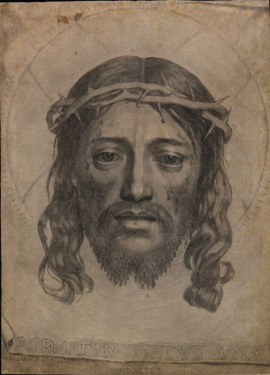 Santa Veronica di Gesù Cristo da Claude Mellan