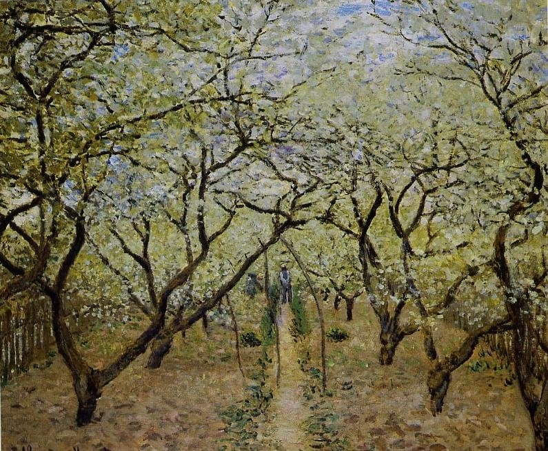 Kvetouci sad da Claude Monet