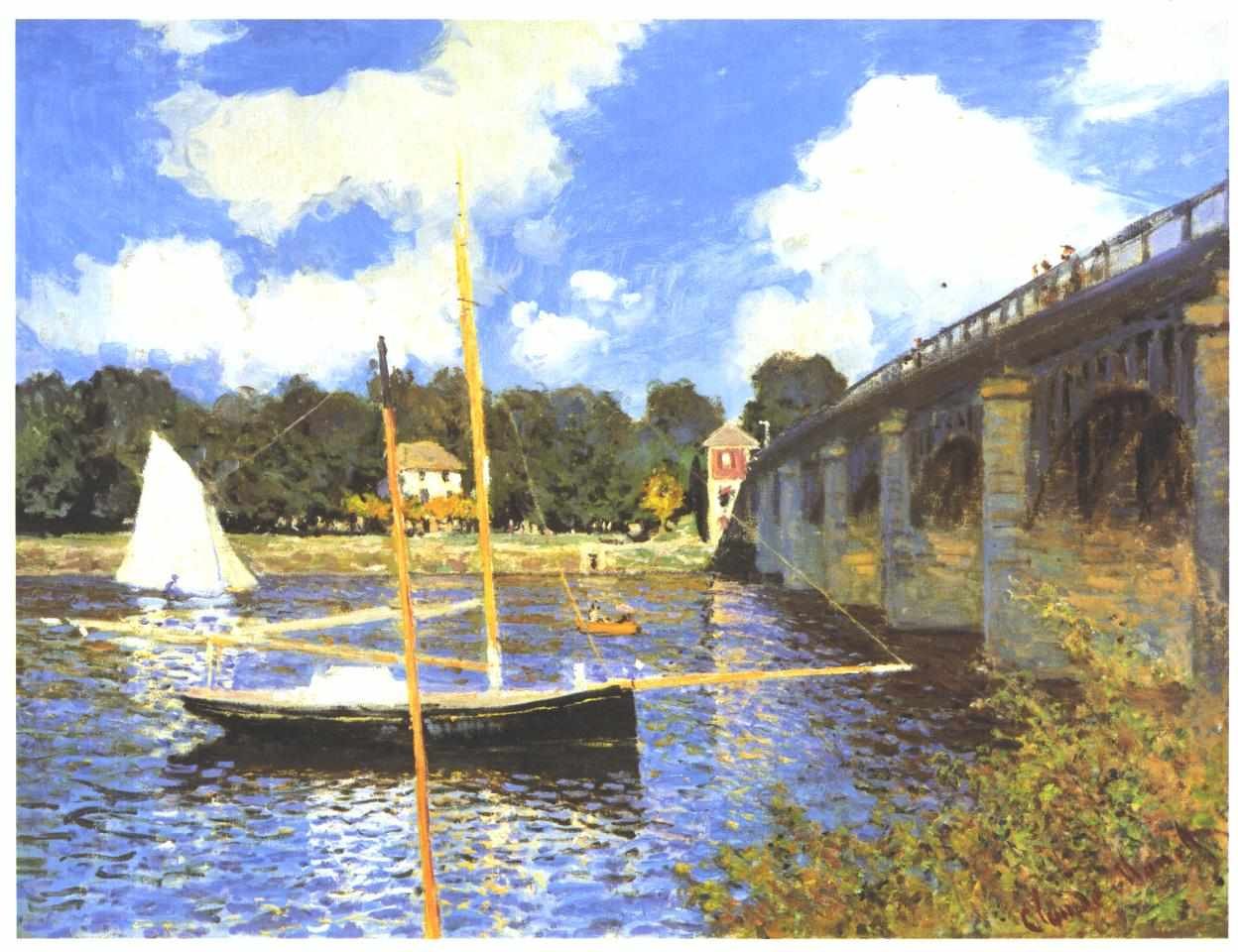 Le Pont routier, Argenteuil da Claude Monet