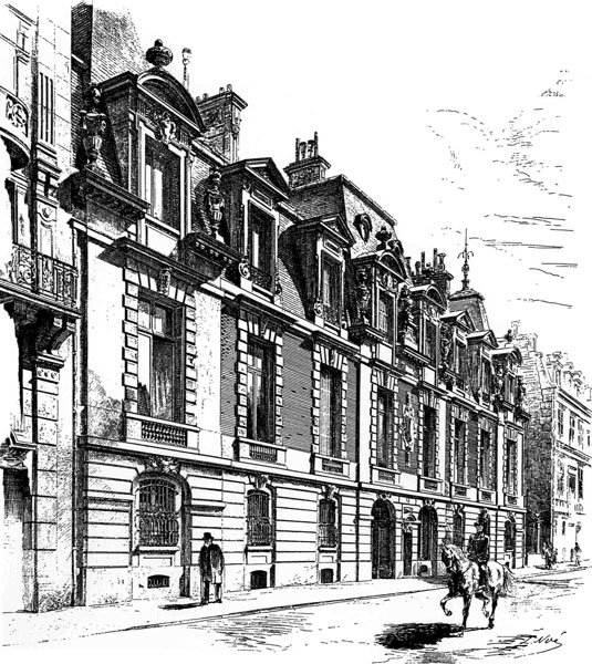 64 RUE DE LISBONNE Facciata - 1878 - Casa di Ernest e Alice Horschede da Claude Monet