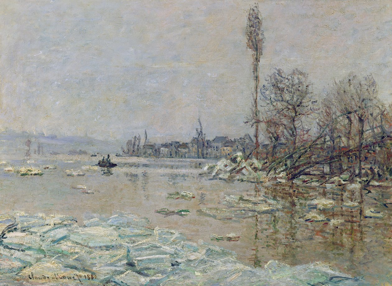 Rottura del ghiaccio, 1880 da Claude Monet