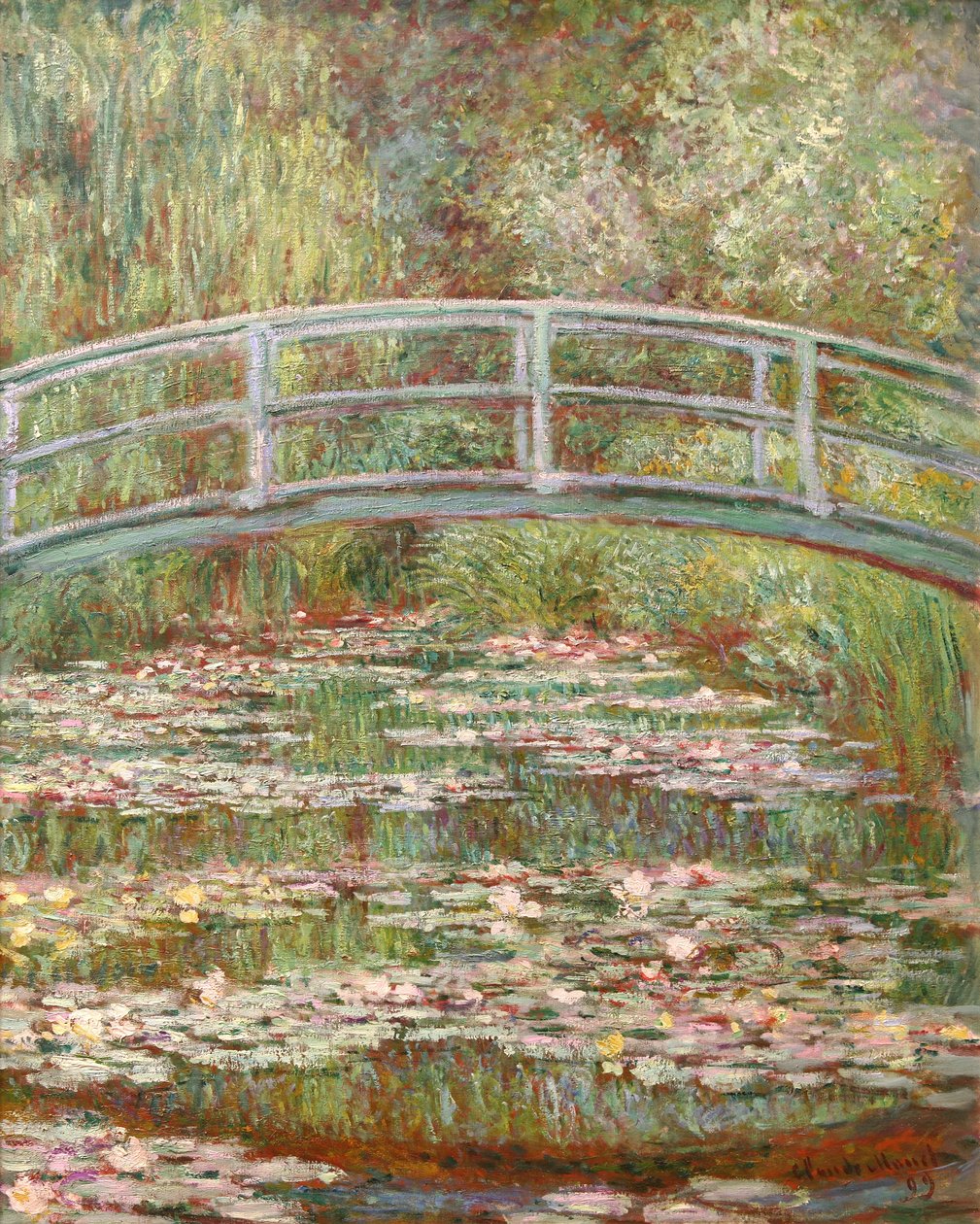 Ponte su uno stagno di ninfee da Claude Monet