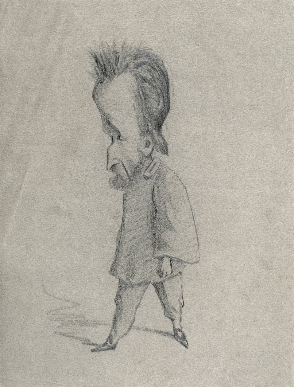 Caricatura del giornalista Theodore Pelloquet, 1858 da Claude Monet