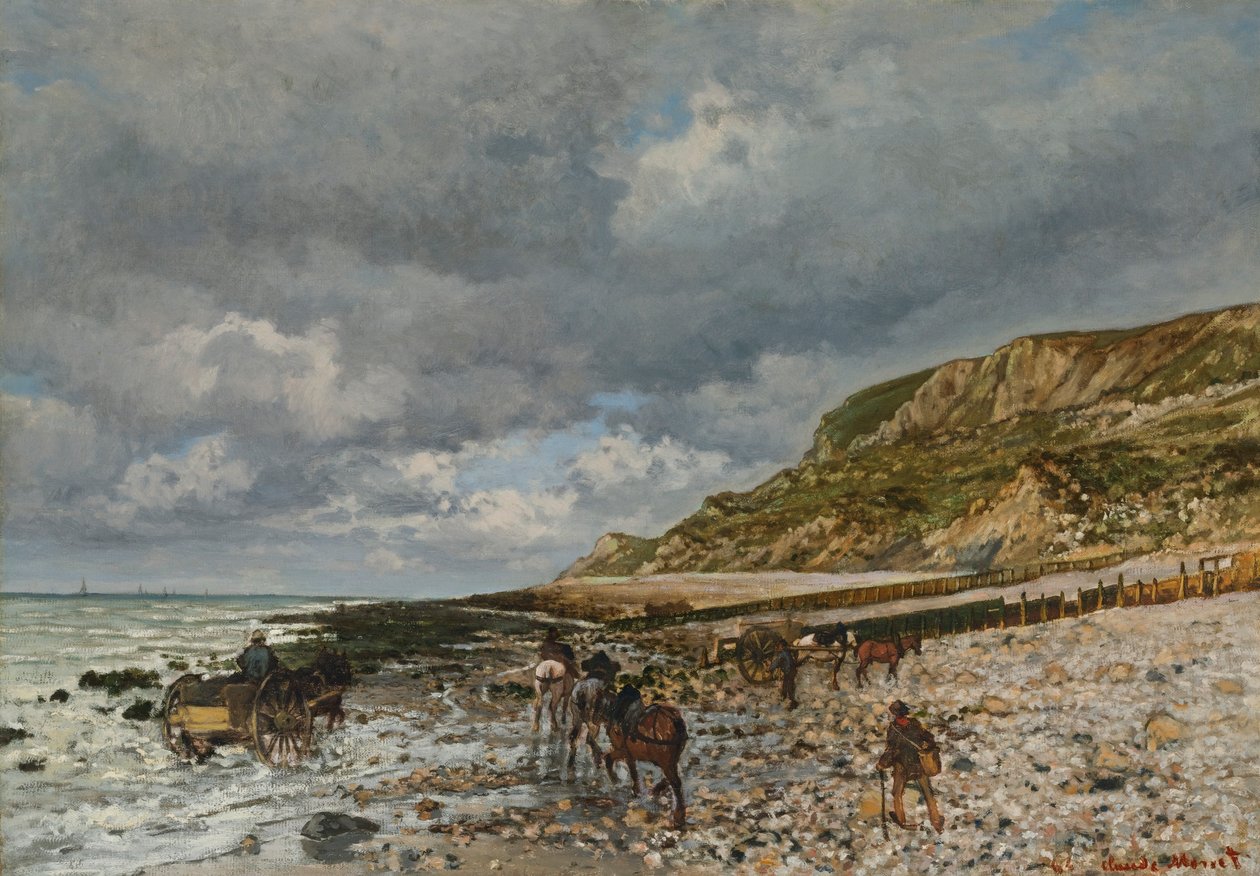 Cavalli alla punta di la Hève da Claude Monet