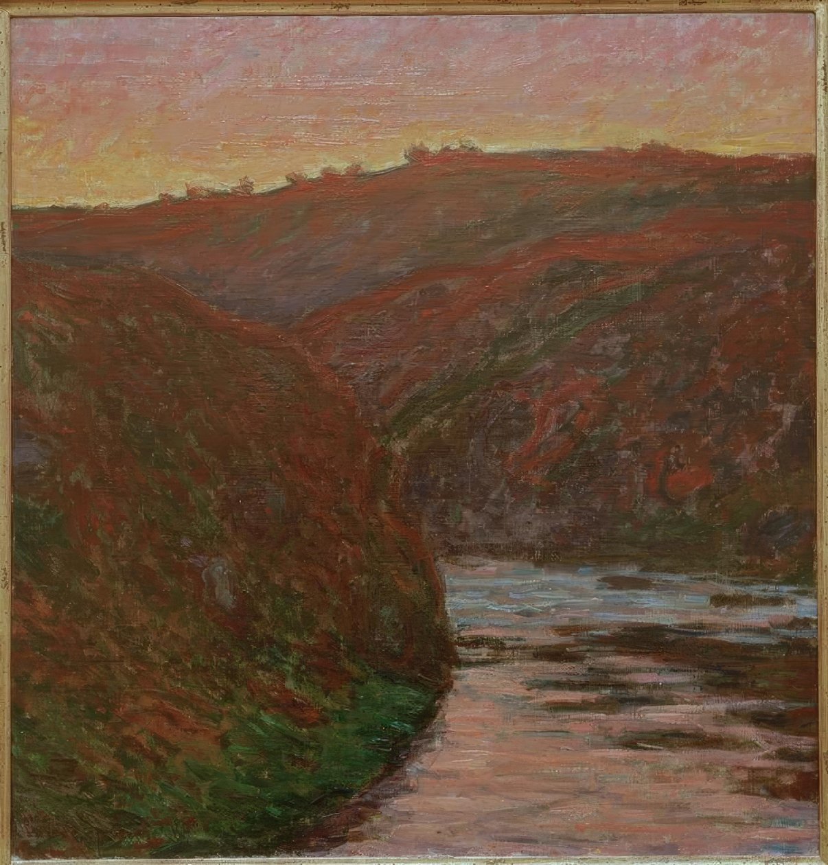 Creuse, tramonto da Claude Monet