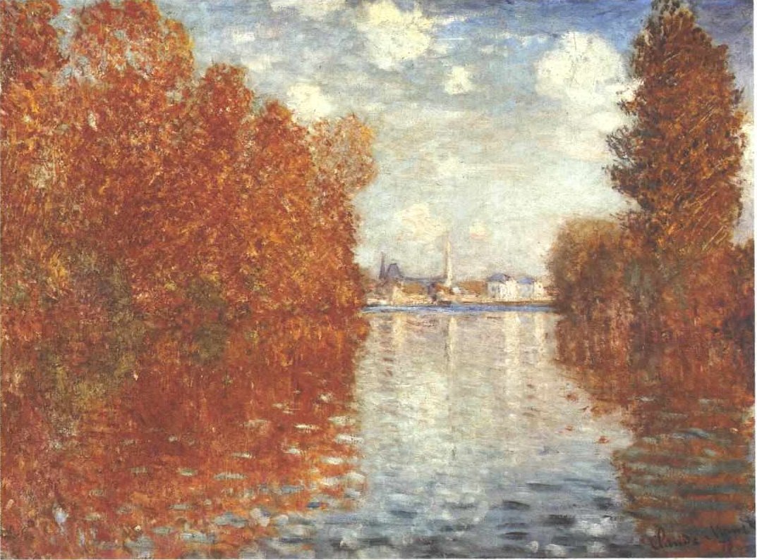 Autunno ad Argentueil da Claude Monet