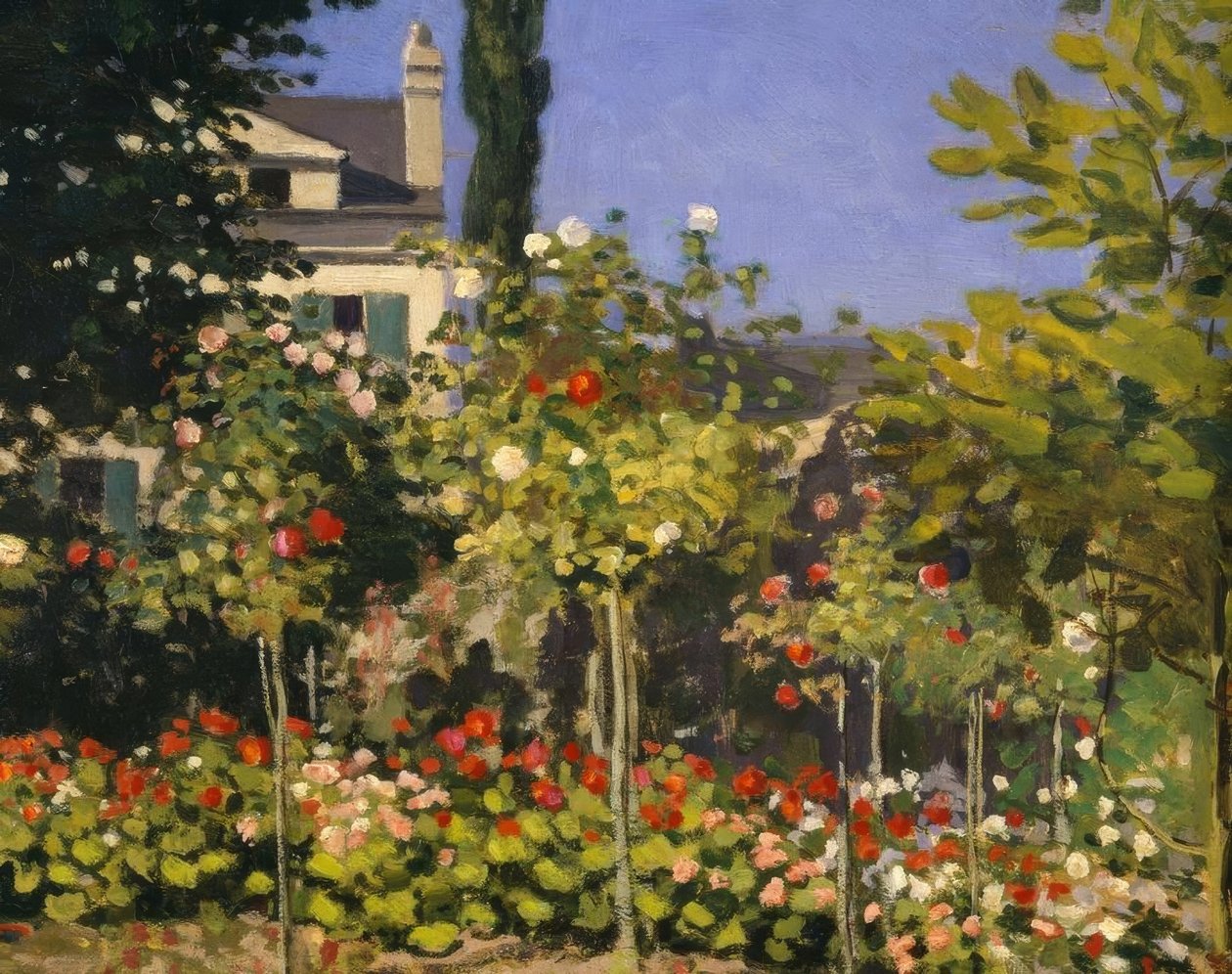 Giardino in fiore da Claude Monet