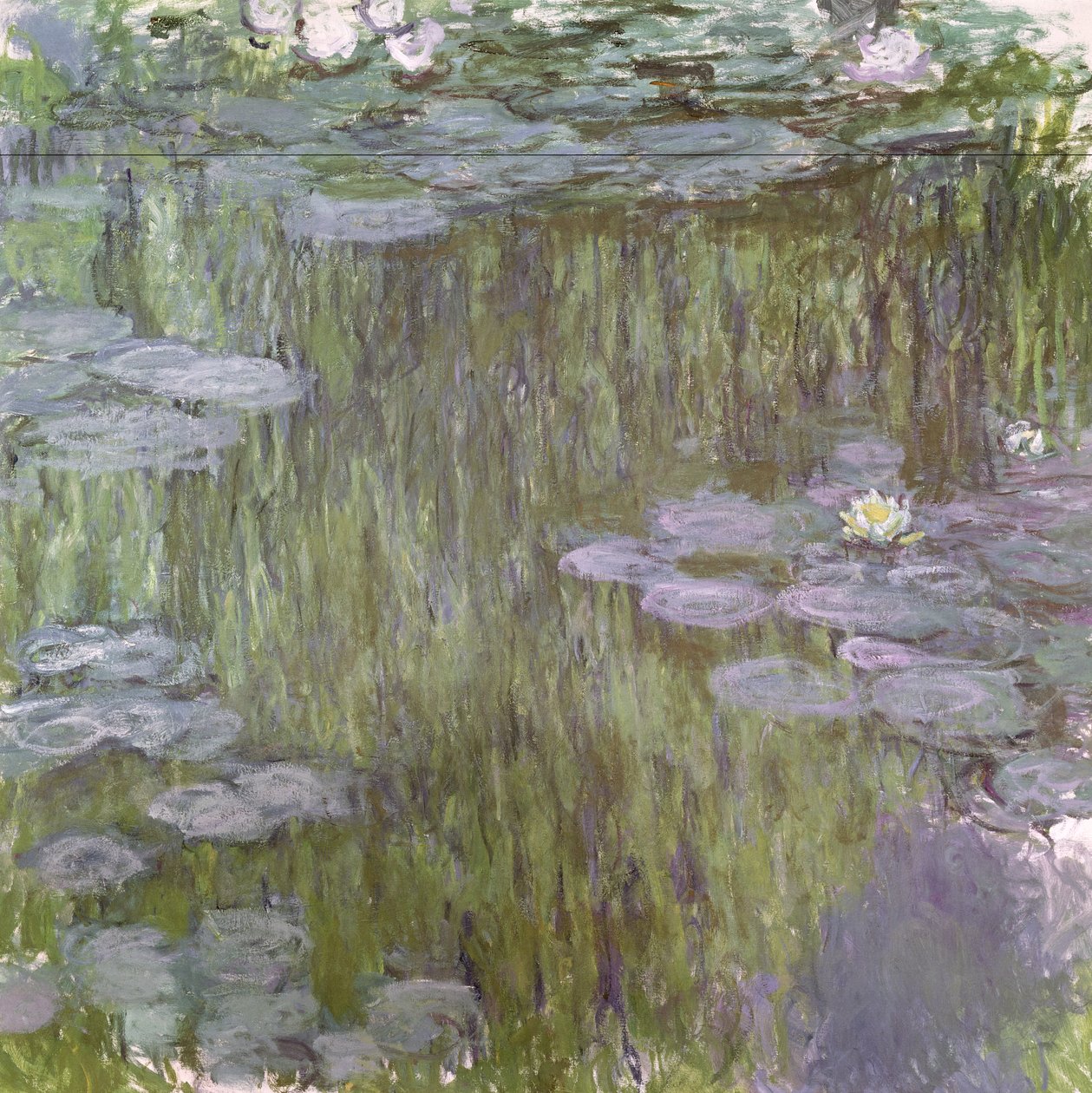 Ninfee a Giverny, 1918 da Claude Monet