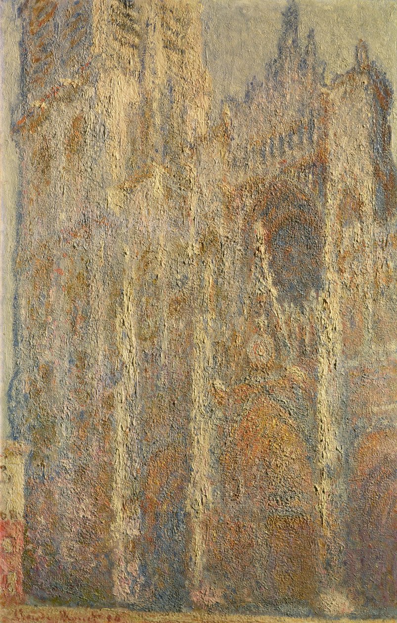 Cattedrale di Rouen, Mezzogiorno, 1894 da Claude Monet