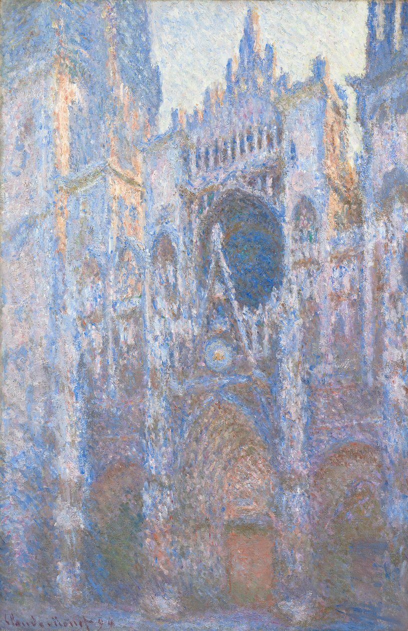 Cattedrale di Rouen, facciata ovest, 1894 da Claude Monet