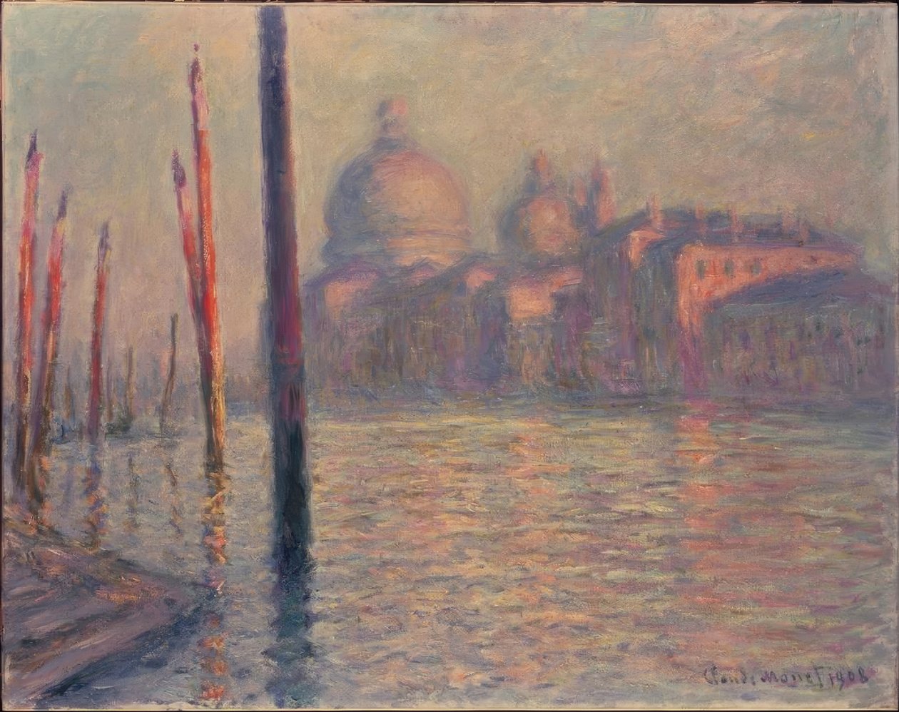 Santa Maria della Salute e il Canal Grande, Venezia da Claude Monet