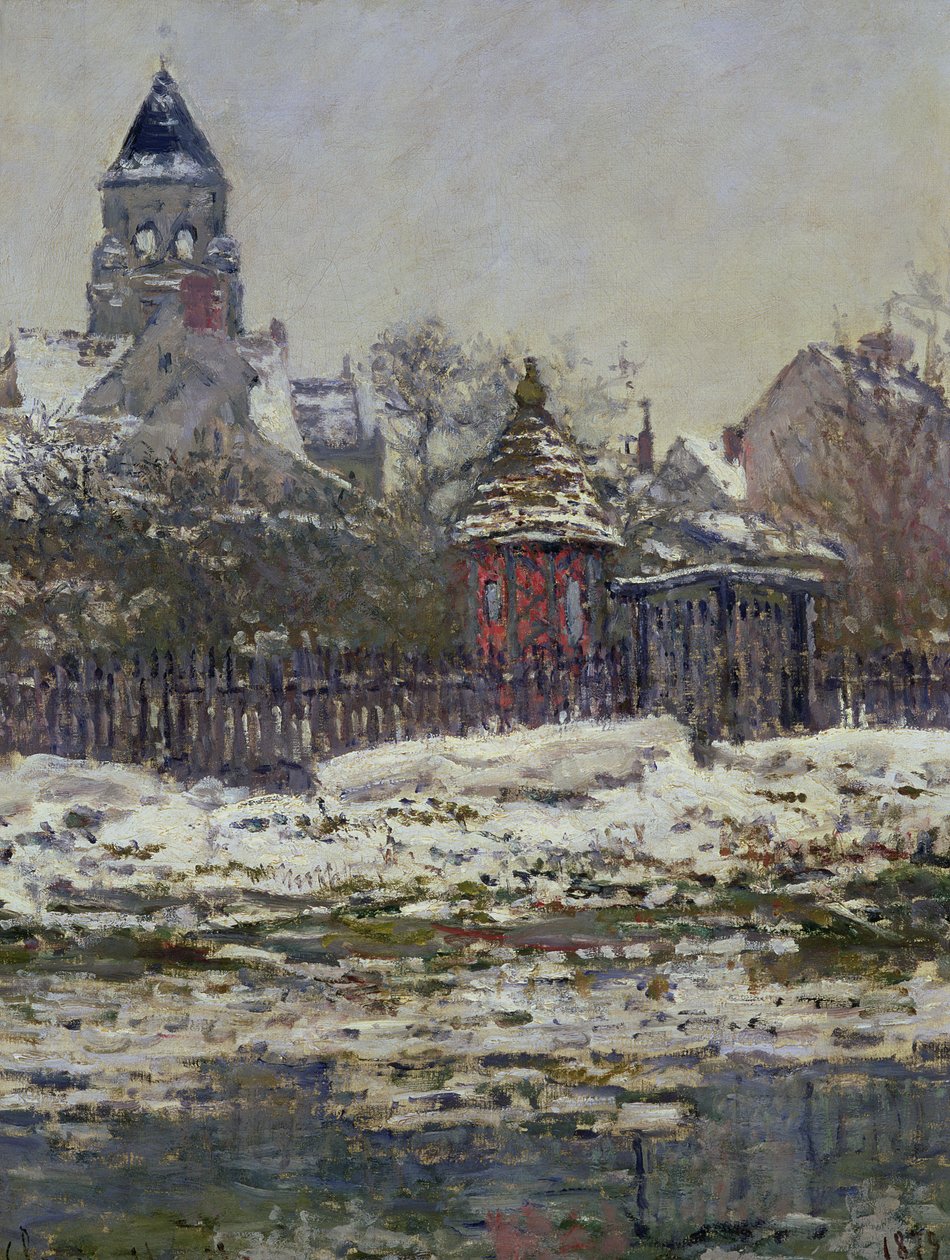 La chiesa di Vetheuil, 1879 da Claude Monet
