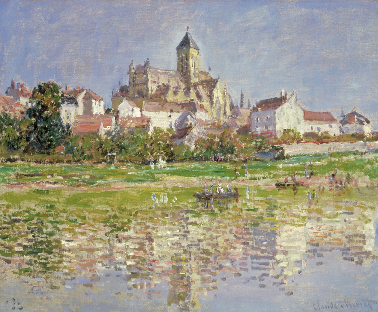 La chiesa di Vetheuil, 1880 da Claude Monet
