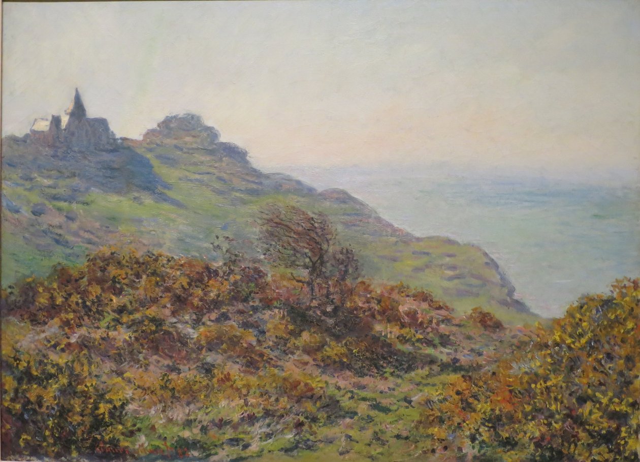La chiesa di Varengeville e la gola del Passo di Moutiers da Claude Monet