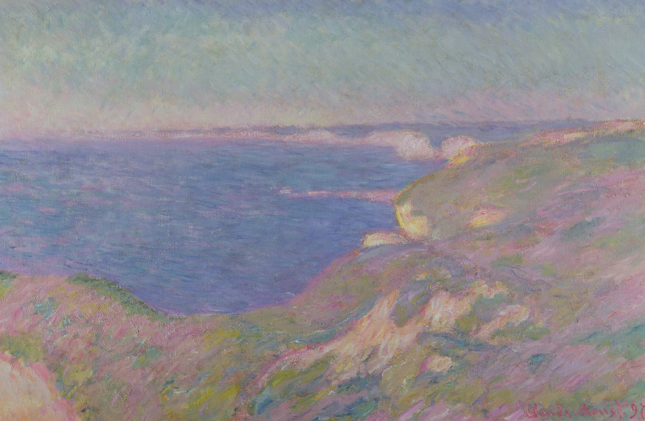 Le scogliere vicino a Dieppe, 1897 da Claude Monet