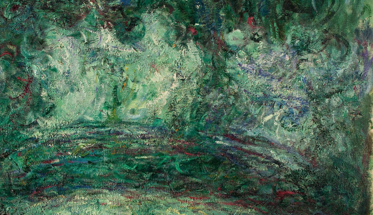 Il ponte giapponese (dettaglio), 1918-19 da Claude Monet