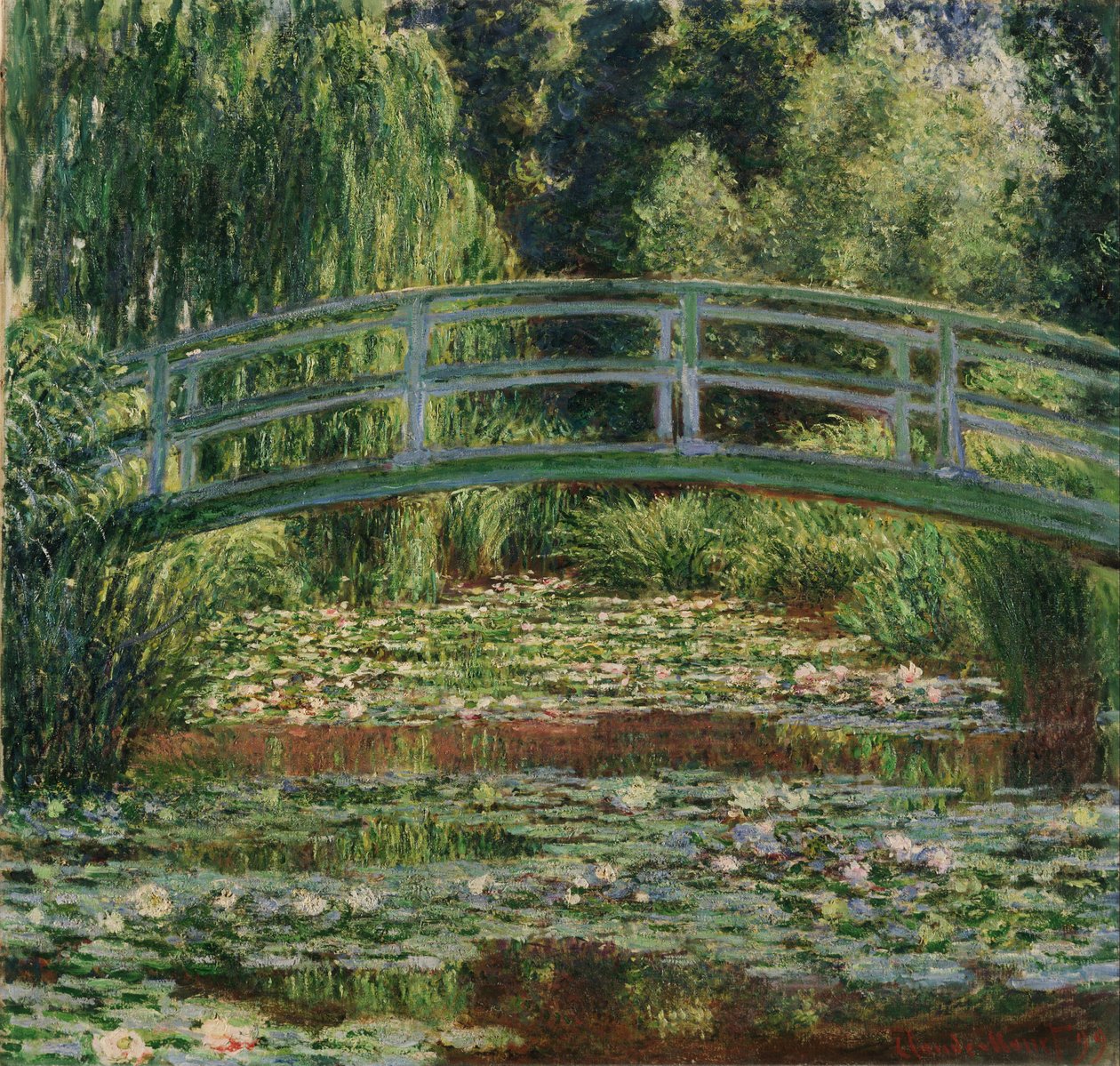 Il ponte giapponese e lo stagno delle ninfee, Giverny da Claude Monet