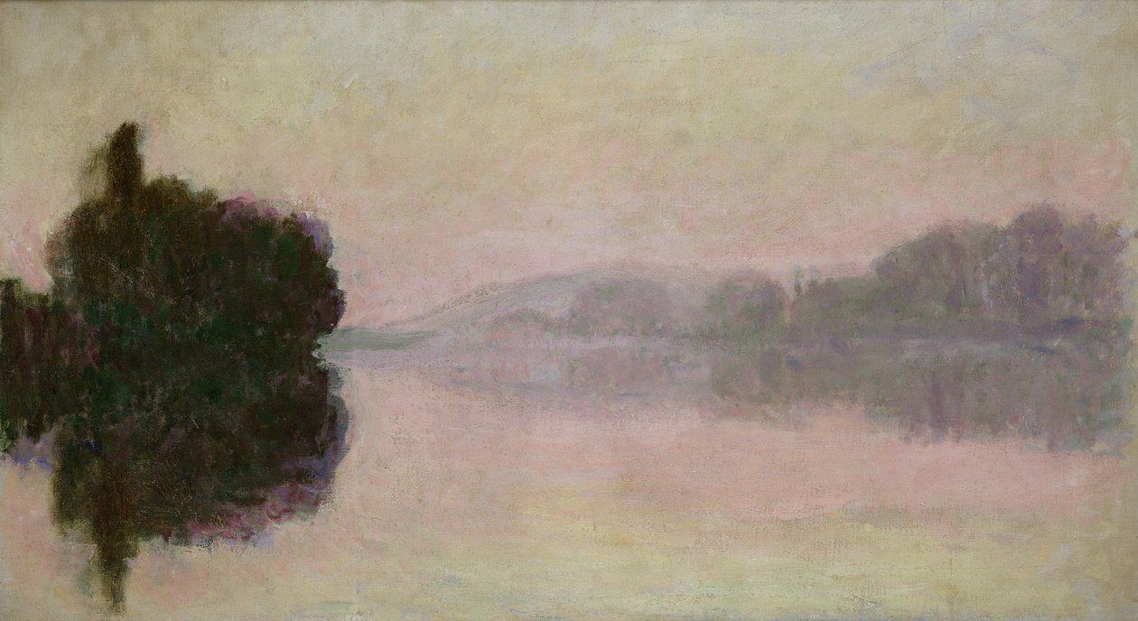 La Senna a Port-Villez, Effetto serale, 1894 da Claude Monet