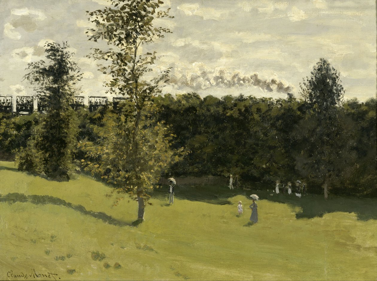 Treno in Campagna da Claude Monet