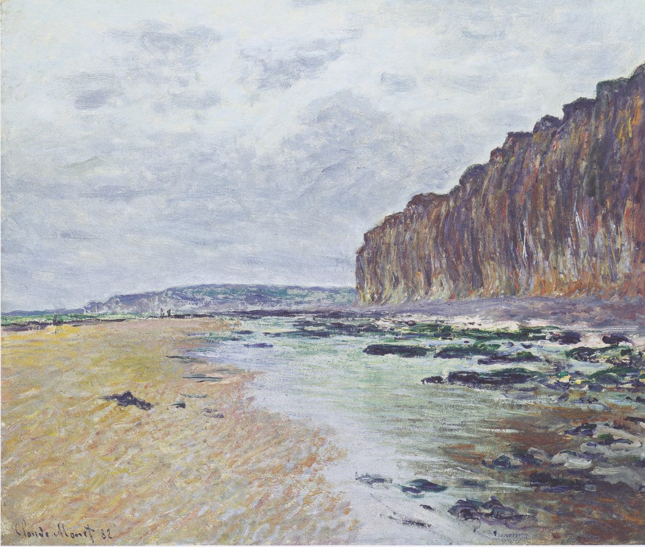 Varengeville, bassa marea da Claude Monet