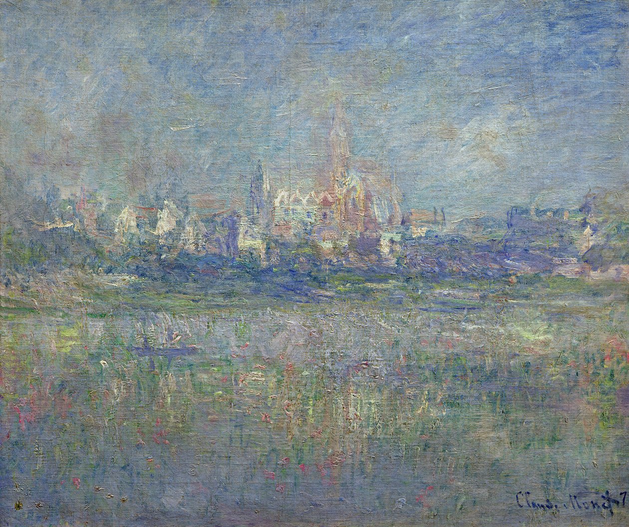Vetheuil nella nebbia, 1879 da Claude Monet