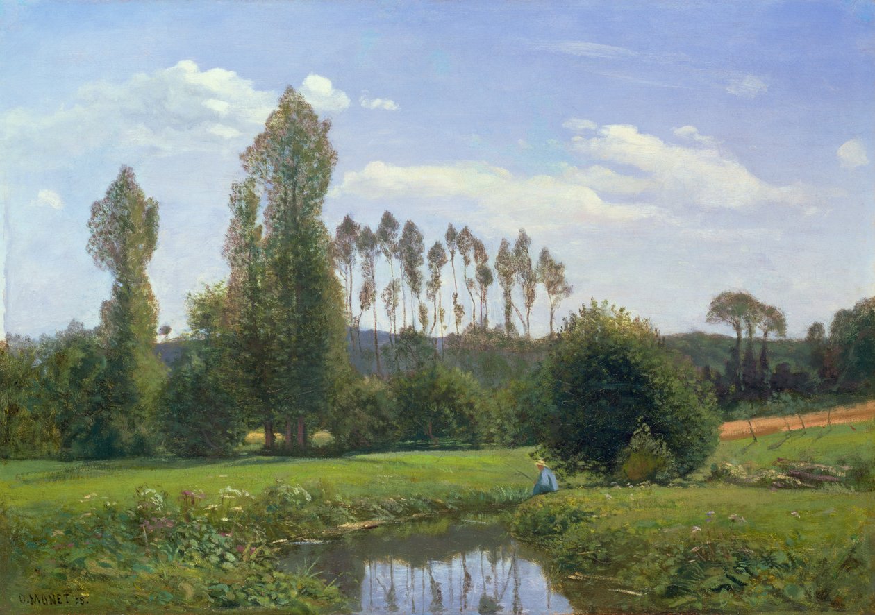 Veduta di Rouelles da Claude Monet